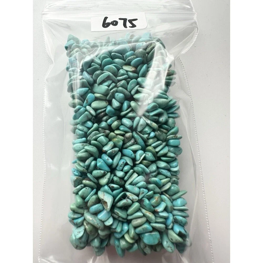 Turquoise Stone Nugget Bracelet Southwest Stretch Vintage Native